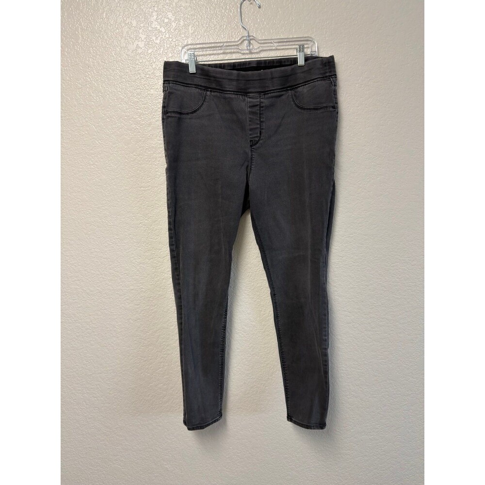 Old Navy Black/Dark Gray Rockstar Jeans (Size 16)
